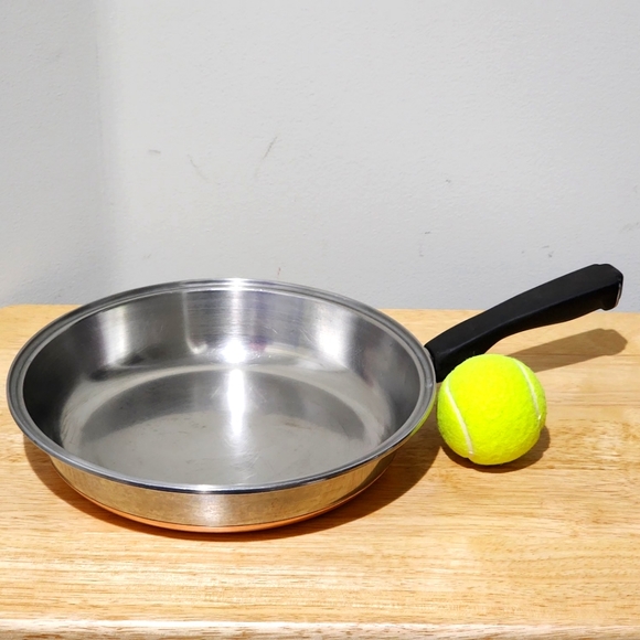 10" Maid of Honor Skillet, Sears Roebuck and Co, Copper Bottom, Frying Pan - Picture 1 of 12